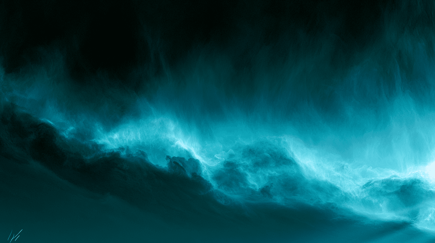 Abstract representation of a calm healthcare moment